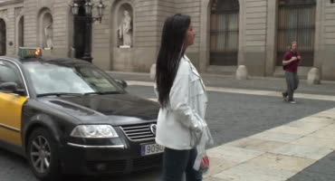  Мулатка приехала в Мадрид, где повелась на пикап и отдалась 